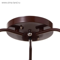 Люстра Оникс 3х15Вт E27 коричневый 50х50х15см BayerLux