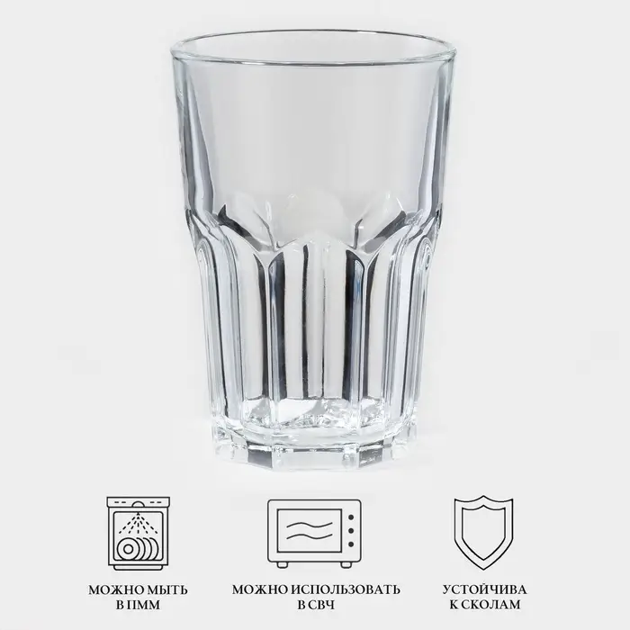 Набор стаканов Luminarc Tasting Time, 420 мл, 4 шт., стекло, прозрачный