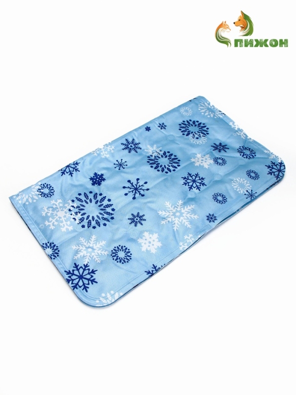 Коврик охлаждающий (гель), 65 х 50 см, снежинка Коврик охлаждающий (гель), 65 х 50 см, снежинка