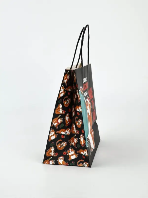 Набор пакетов подарочных новогодних &laquo;Так тебе и надо&raquo;, 6 шт., 22&times;22&times;11 см