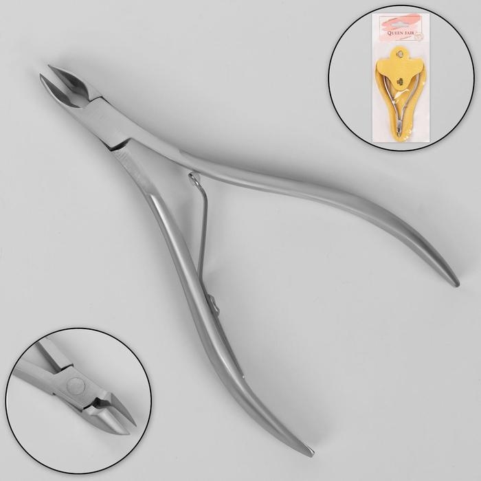 Кусачки маникюрные, 10 см, длина лезвия - 7 мм, в чехле Кусачки маникюрные, 10 см, длина лезвия - 7 мм, в чехле