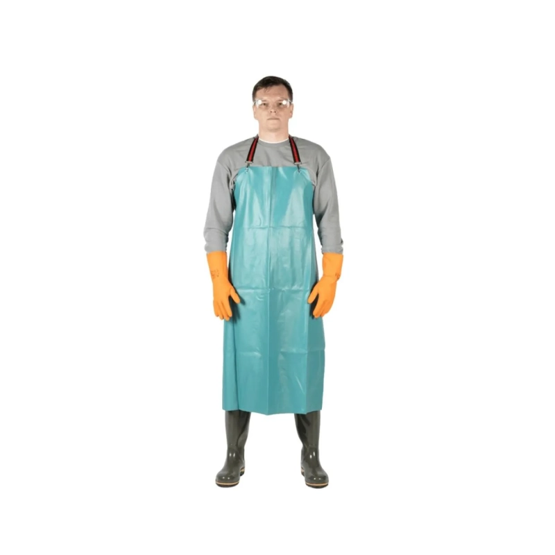 Фартук защитн. JetaSafety JVC-901 ChemTech A-Max ПВХ бирюзовый