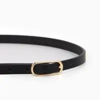 Ремень жен 02-01-01-01, Июнь2515 1,5*0,3*110 см, без винта, пряж золото, 1 прокол, черный Ремень жен 02-01-01-01, Июнь2515 1,5*0,3*110 см, без винта, пряж золото, 1 прокол, черный