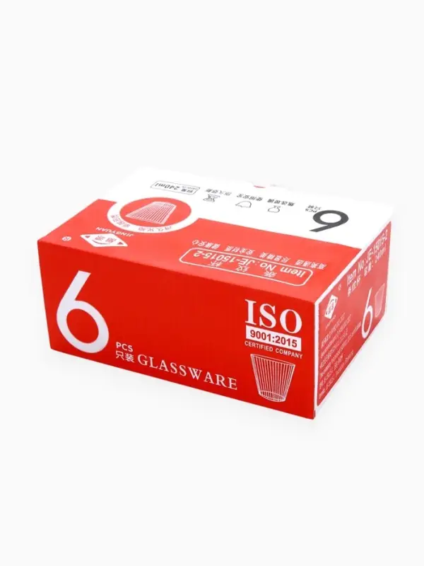 Стакан гранёный стеклянный, 240 мл