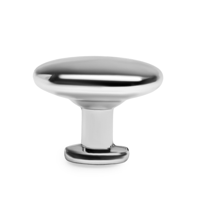 Ручка кнопка ТУНДРА LIGHT PK036CP (MD112CP), хром, 8 шт TMP