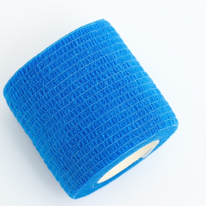 Бинт самофиксирующийся, 5 см, макс. растяжимость 4,5 м, синий Бинт самофиксирующийся, 5 см, макс. растяжимость 4,5 м, синий