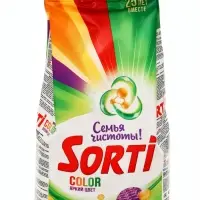 Порошок стиральный  Sorti Сочный цвет Color Автомат м/у 1.5 кг