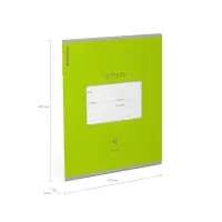 Тетрадь 12 листов в линейку ErichKrause «Классика Bright», обложка мелованный картон, блок офсет, белизна 100%, зелёная