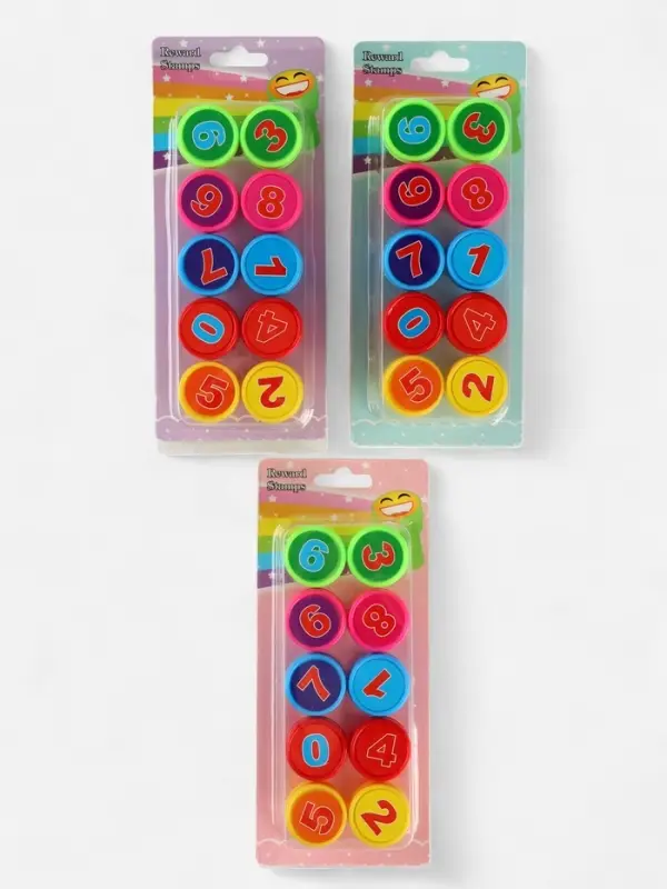 Печать цветная &laquo;Цифры&raquo;, набор 10 шт., МИКС