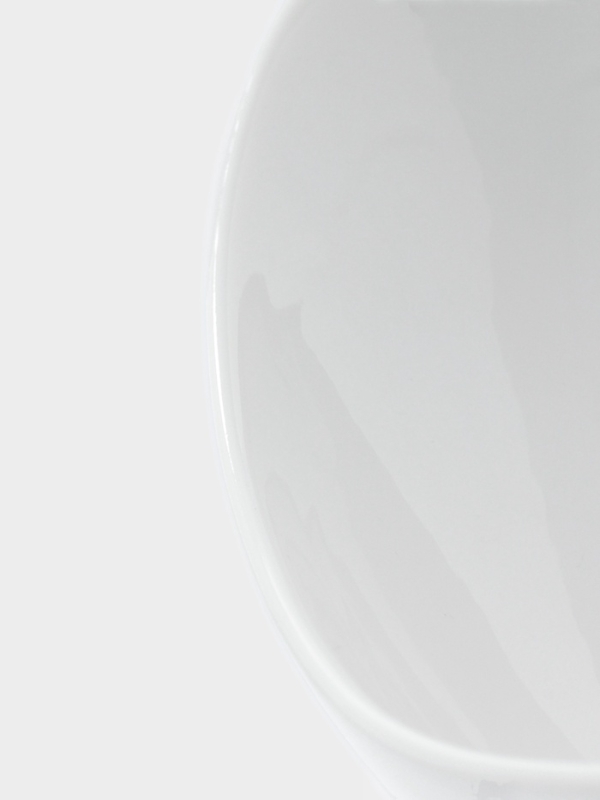 Салатник Hanna Knövell, 20.7×11.5×9 см, фарфор, белый