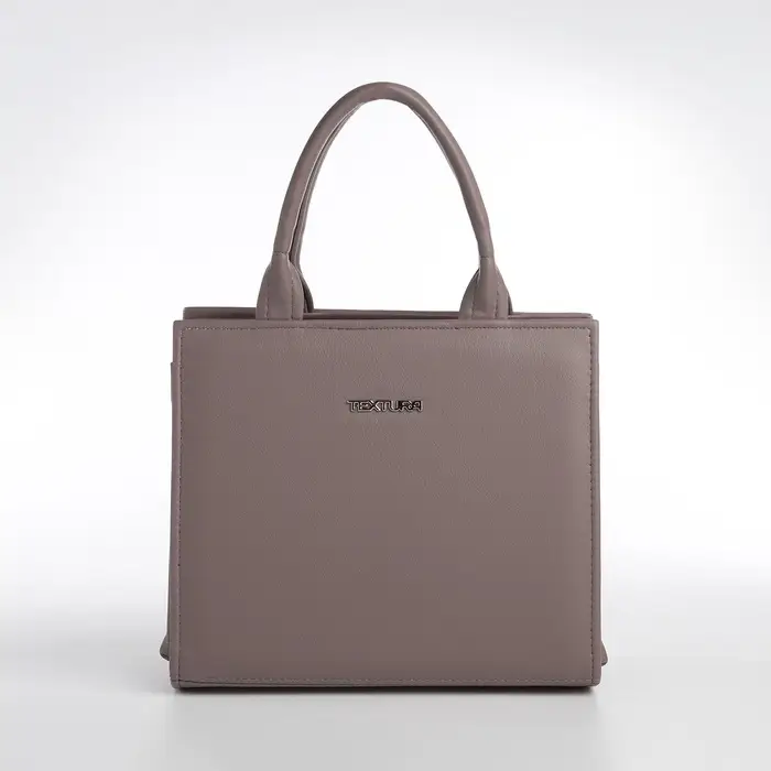 Сумка женская тоут TEXTURA на молнии, 22&times;11&times;22 см, капучино