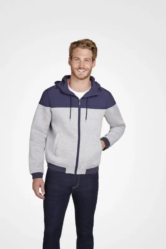 Куртка унисекс Voltage черный меланж/черный, размер S Куртка унисекс Voltage черный меланж/черный, размер S