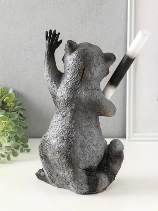 Копилка для денег &laquo;Енот ГАИ&raquo;, 30&times;18&times;16 см, серый