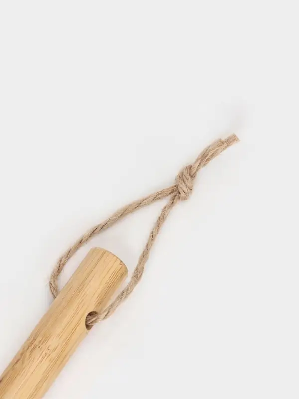 Ёрш для унитаза Доляна Bamboo, белый