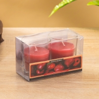 Набор свечей "DAZZLE CANDLE" 70 гр, красное яблоко