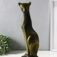 Фигура керамика &laquo;Кошка Багира&raquo;, 37 см, чёрный