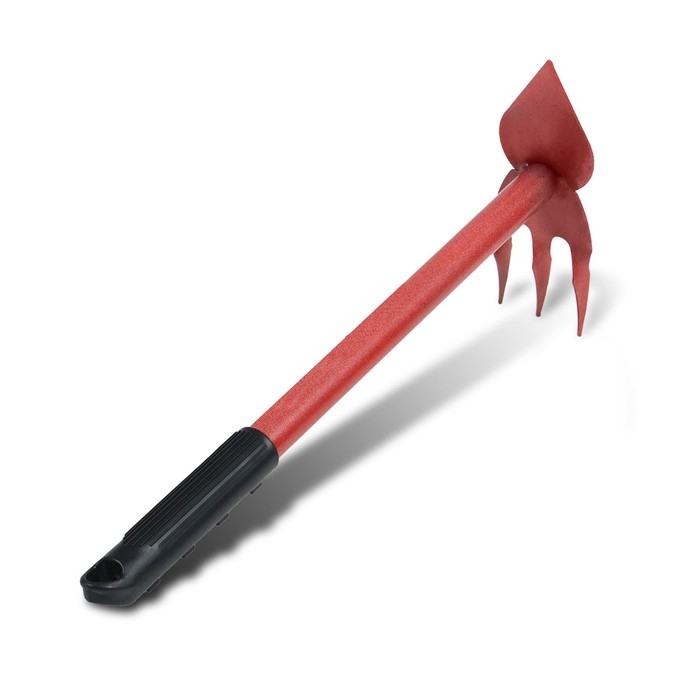 Мотыжка комбинированная, длина 35 см, пластиковая ручка, цвет МИКС