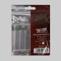 Гирлянда &laquo;Конский хвост&raquo; 10 нитей по 1 м, IP20, медная нить, 100 LED, 2 режима, от батареек АА&times;3, свечение тёплое белое