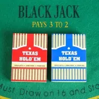 Карты игральные пластиковые «Texas Hold'em», колода 54 шт., 8.8×6.3 см, МИКС