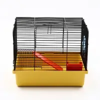 Клетка для грызунов "Мини" одноярусная, 29 x 25 х 24 см, желтый Клетка для грызунов "Мини" одноярусная, 29 x 25 х 24 см, желтый