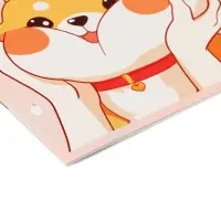 Тетрадь для скетчей А5, 16 листов &laquo;Корги&raquo;, обложка мелованный картон, блок 100 г/м&sup2;