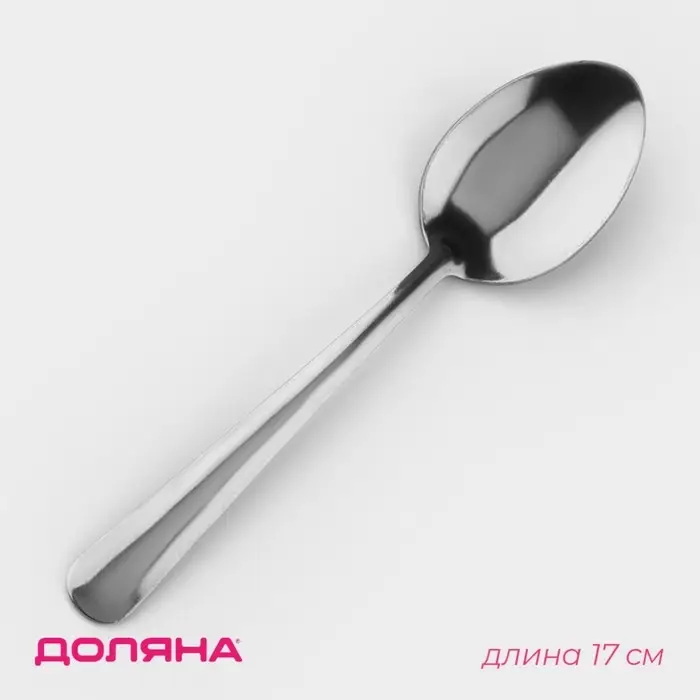 Ложка столовая Доляна «Нордик», длина 17 см, толщина 1,2 мм Ложка столовая Доляна «Нордик», длина 17 см, толщина 1,2 мм