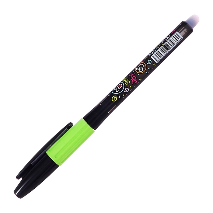 Ручка гелевая стираемая BIC Gelocity Illusion, узел 0.7 мм, чернила чёрные, цена за 1 шт Ручка гелевая стираемая BIC Gelocity Illusion, узел 0.7 мм, чернила чёрные, цена за 1 шт