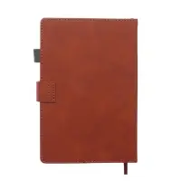 Ежедневник недатированный формат А5, с хлястиком, 128л, линия, пвх, Коричневый Ежедневник недатированный формат А5, с хлястиком, 128л, линия, пвх, Коричневый