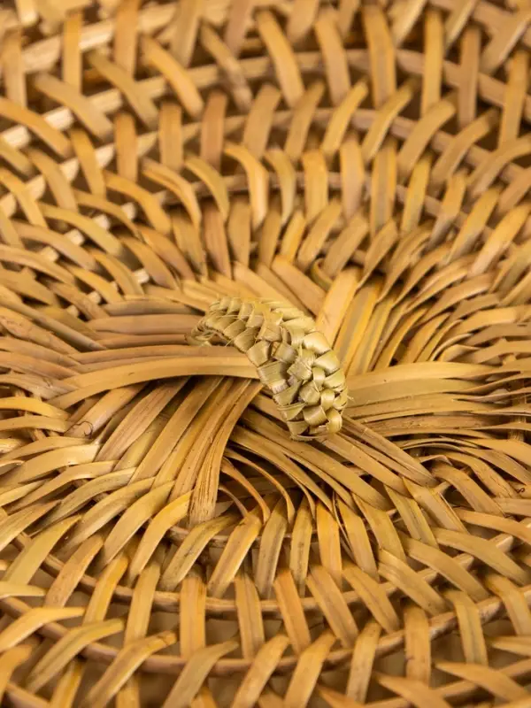 Корзина плетёная  Корзина плетёная "Баскет" бамбук 27х27х37 см, светлая