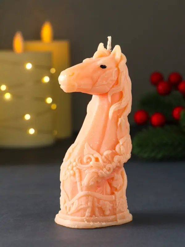 Свеча Символ Года Свеча Символ Года "Лошадь", 12х6х4,5 см рыжая