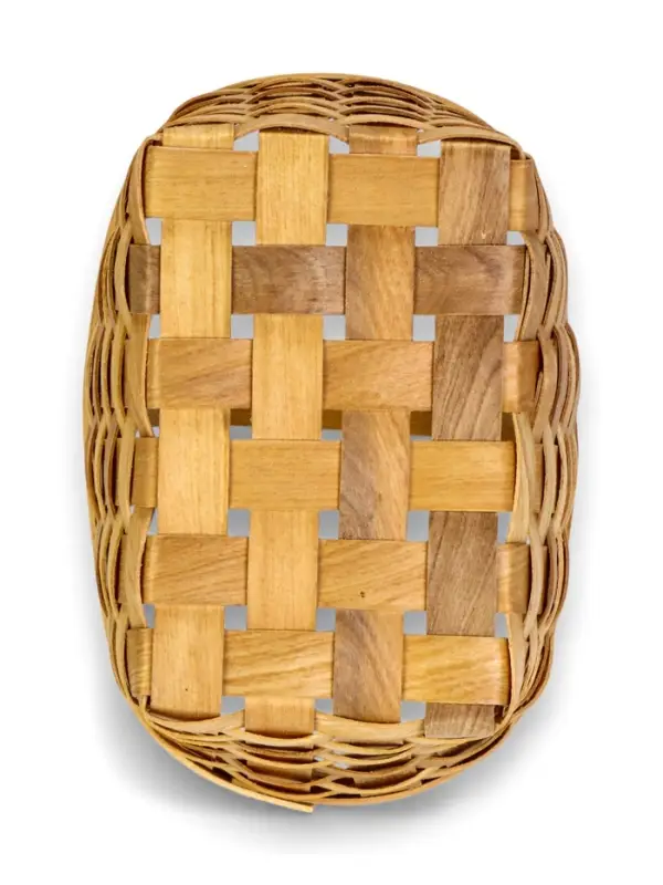 Корзина плетеная 22 х 15,5 х 12 см ручка h=13 см секвойя Корзина плетеная 22 х 15,5 х 12 см ручка h=13 см секвойя