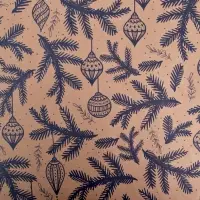 Бумага упаковочная крафтовая «Ветви», 50 х 70 см Бумага упаковочная крафтовая «Ветви», 50 х 70 см