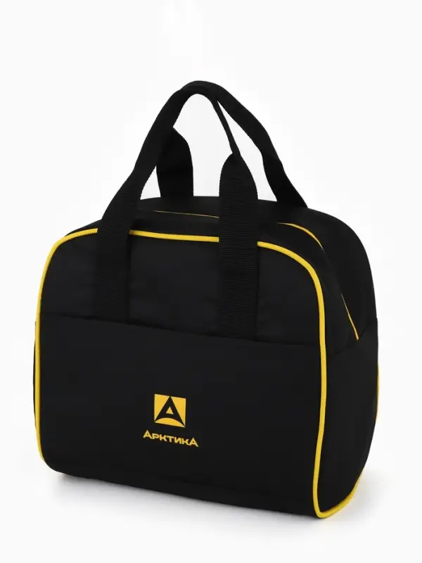 Термосумка для ланча &laquo;Арктика&raquo;, 7.5 л, 22.5&times;15&times;21 см, чёрная