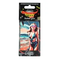 Ароматизатор в авто подвесной Cartage Hot Series, Бабл Гам, картонный Ароматизатор в авто подвесной Cartage Hot Series, Бабл Гам, картонный