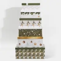 Набор подарочных коробок 6 в 1 «Новогодний подарок», 20 х 12.5 х 7.5 ‒ 32.5 х 20 х 12.5 см, Новый год