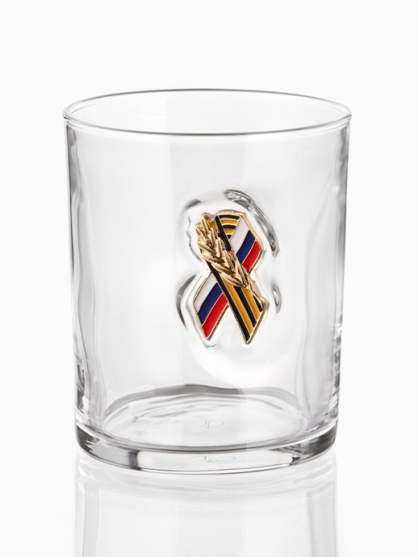 Стакан Стакан "Непробиваемая. Георгиевская лента"