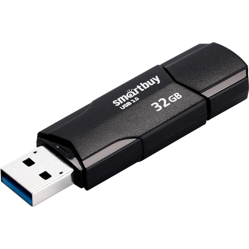 Флеш-память Smartbuy UFD 3.0/3.1 32GB CLUE Black (SB32GBCLU-K3)