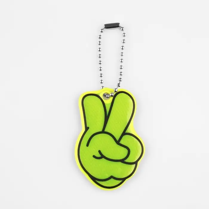 Светоотражающий элемент «Виктори», двусторонний, 5.8×4 см, МИКС Светоотражающий элемент «Виктори», двусторонний, 5.8×4 см, МИКС