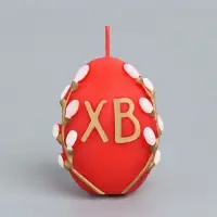 Свеча пасхальная &laquo;Яйцо&raquo;, барельеф