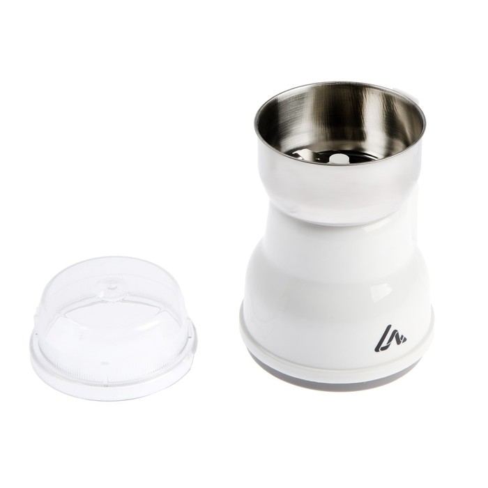 Кофемолка электрическая Luazon LMR-05, 160 Вт, 50 г, белая Кофемолка электрическая Luazon LMR-05, 160 Вт, 50 г, белая