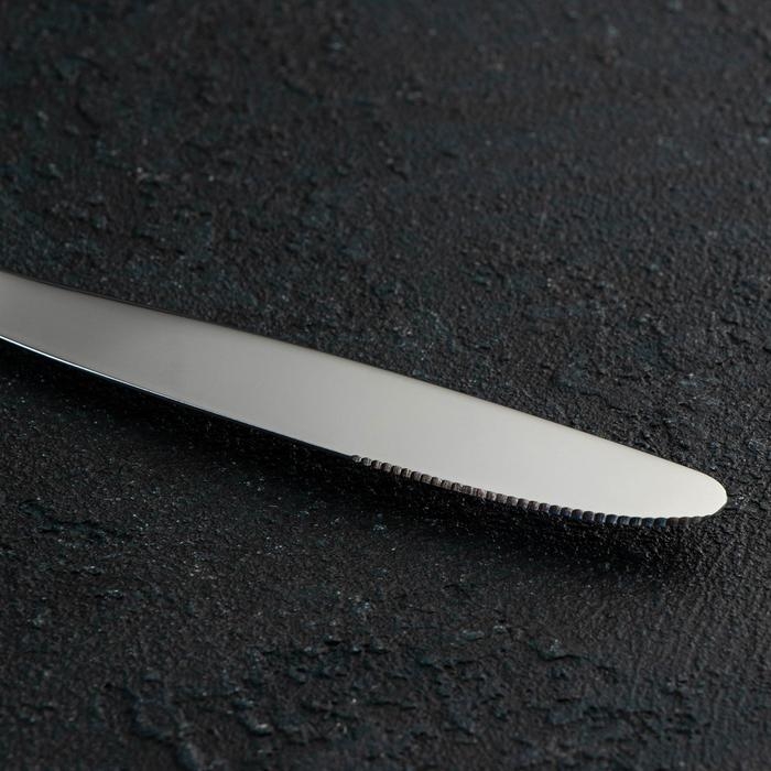 Набор столовый «Торжество», 24 предмета, толщина 2 мм, сувенирная коробка, цвет серебряный