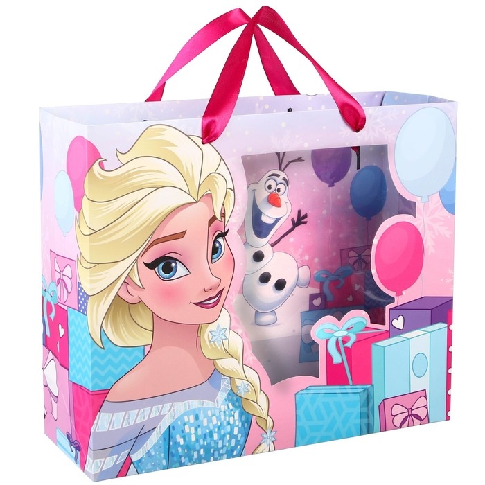 Пакет подарочный, 31х26х11 см, упаковка, Холодное сердце Пакет подарочный, 31х26х11 см, упаковка, Холодное сердце