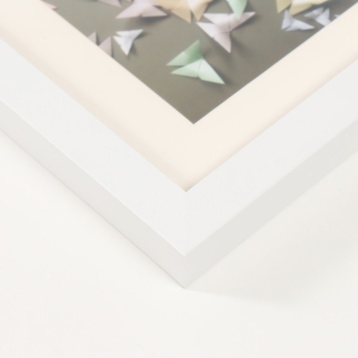 Фоторамка МДФ на 12 фото 10х10 см "Слайды" белая 40х51х2 см