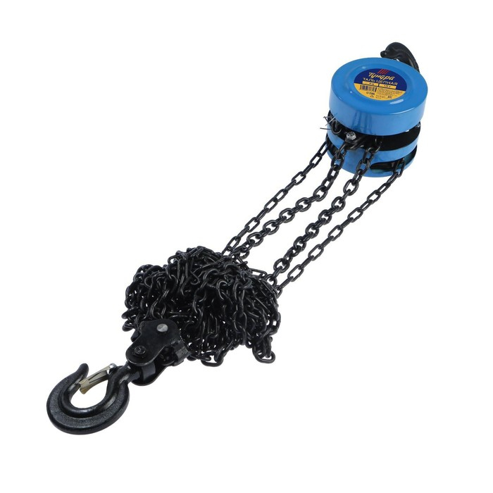 Таль цепная ТУНДРА, 1.5 тонны, высота 2.5 метра Таль цепная ТУНДРА, 1.5 тонны, высота 2.5 метра