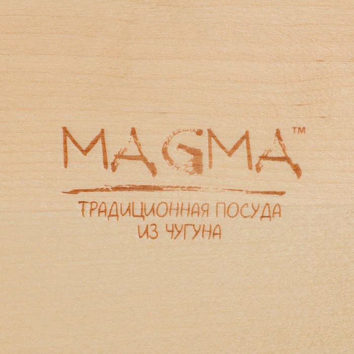 Сковорода чугунная Magma «Далат», 16,5×12,5×3,2 см, индукция, цвет чёрный Сковорода чугунная Magma «Далат», 16,5×12,5×3,2 см, индукция, цвет чёрный