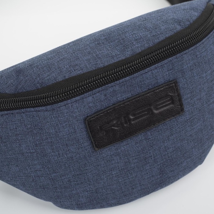 Поясная сумка на молнии, цвет синий Поясная сумка на молнии, цвет синий