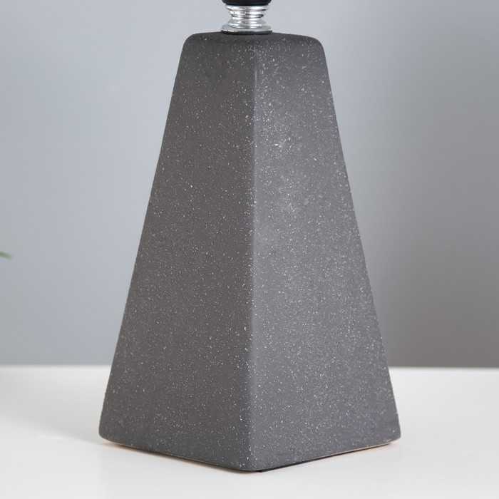 Настольная лампа Настольная лампа "Альберта" Е27 40Вт серый 25х25х36см RISALUX