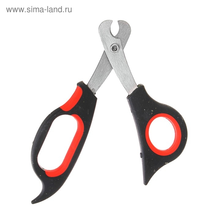 Ножницы-когтерезы средние с упором для пальца, 12 х 4,5 х 1,4 см, эконом, микс цветов Ножницы-когтерезы средние с упором для пальца, 12 х 4,5 х 1,4 см, эконом, микс цветов