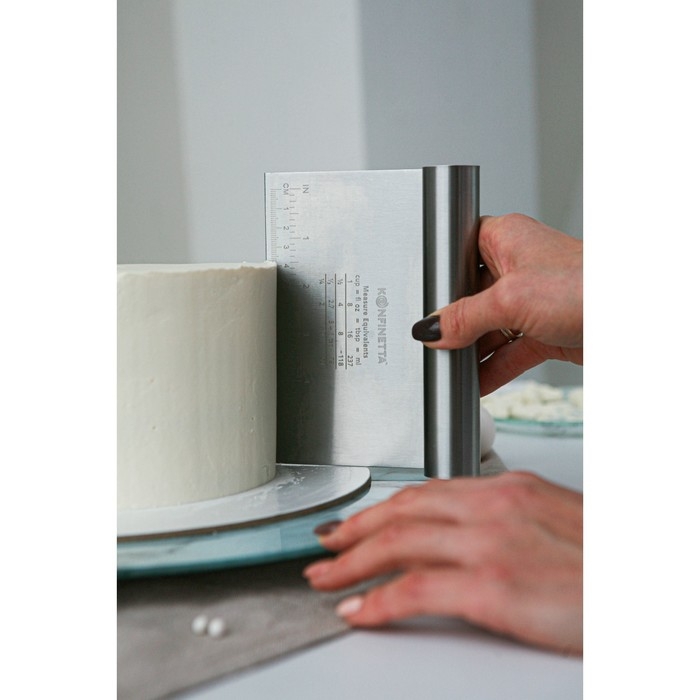 Шпатель кондитерский с размерной линейкой KONFINETTA, 15×11,5 см Шпатель кондитерский с размерной линейкой KONFINETTA, 15×11,5 см