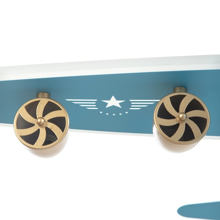 Люстра Люстра "Самолет" LED 128Вт 3000-6000К синий 71х61х32 см